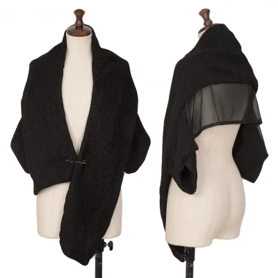 Yohji Yamamoto NOIR Waffle Knit Cardigan