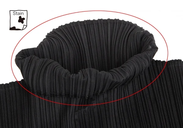 PLEATS PLEASE Turtle Neck Sleeveless Shirt K-128019_005