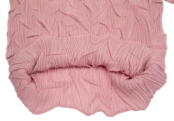 ISSEY MIYAKE Wrinkle Pleats Mock Neck T Shirt K-128022_012