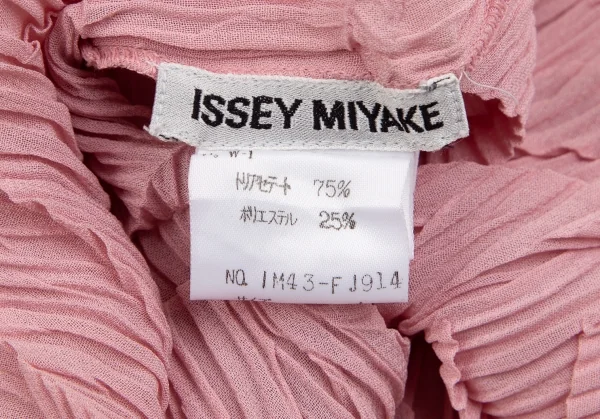 ISSEY MIYAKE Wrinkle Pleats Mock Neck T Shirt K-128022_017