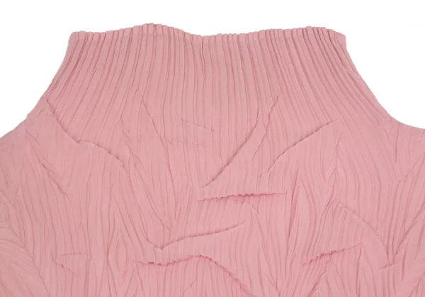 ISSEY MIYAKE Wrinkle Pleats Mock Neck T Shirt K-128022_003