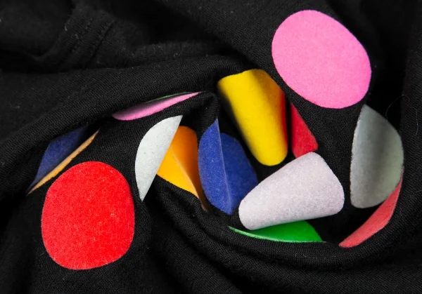 JUNYA WATANABE COMME des GARCONS Dot Printed Wool T Shirt K-128024_014