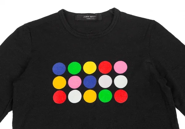 JUNYA WATANABE COMME des GARCONS Dot Printed Wool T Shirt K-128024_002