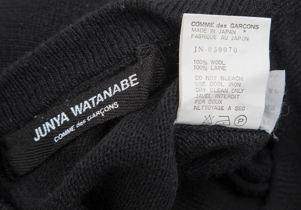 JUNYA WATANABE Switching Asymmetry Knit Sweater K-128025_016