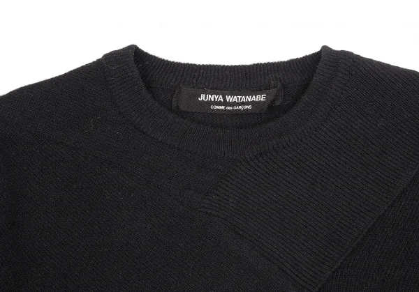 JUNYA WATANABE Switching Asymmetry Knit Sweater K-128025_003
