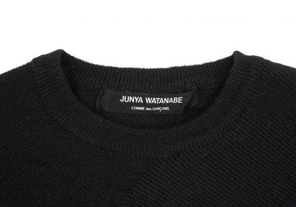 JUNYA WATANABE Switching Asymmetry Knit Sweater K-128025_004