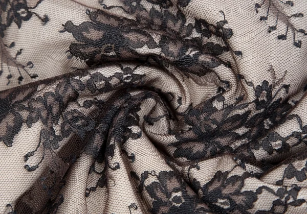 tricot COMME des GARCONS Mesh Floral Wrap Skirt K-128030_014