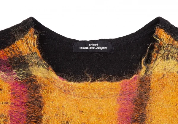 tricot COMME des GARCONS Wool Fulling Switchin Knit Top K-128032_003