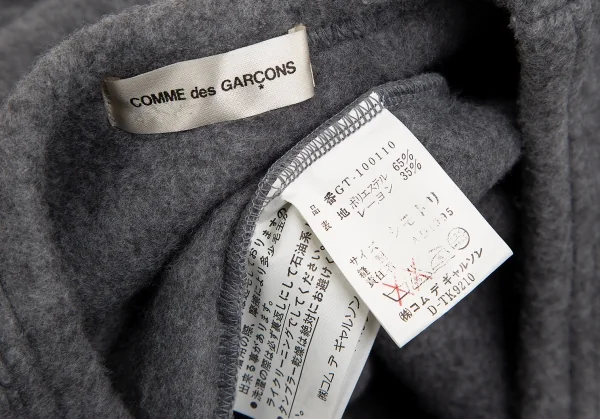 COMME des GARCONS Poly Rayon V Neck Knit T Shirt K-128035_016