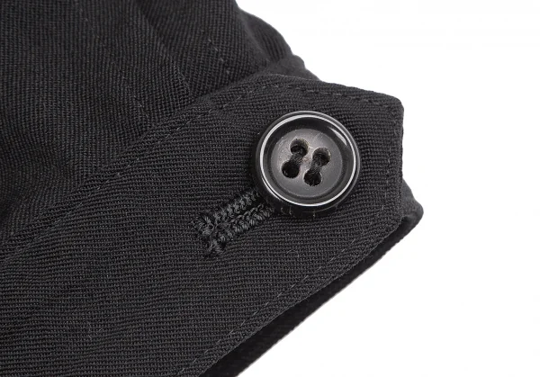 COMME des GARCONS Wool Gabardine Hem Tuck Button Shorts K-128036_009