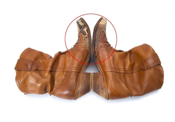 JUNYA WATANABE MAN PINK Leather Western Boots K-128037_011