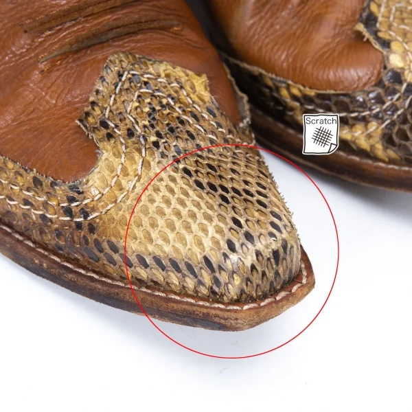 JUNYA WATANABE MAN PINK Leather Western Boots K-128037_003