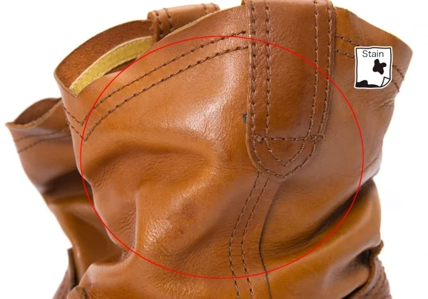 JUNYA WATANABE MAN PINK Leather Western Boots K-128037_006