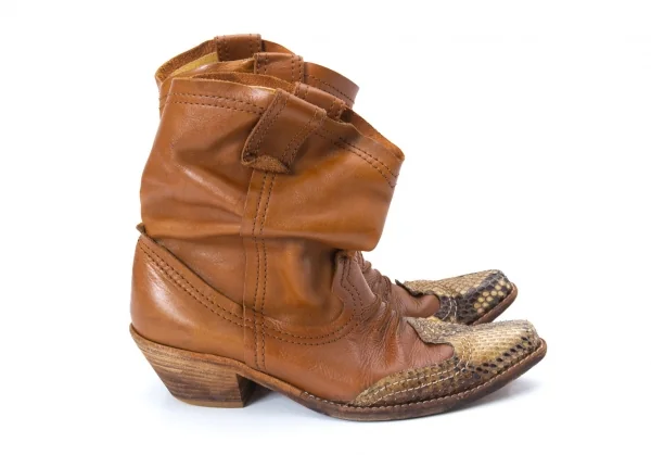 JUNYA WATANABE MAN PINK Leather Western Boots K-128037_009