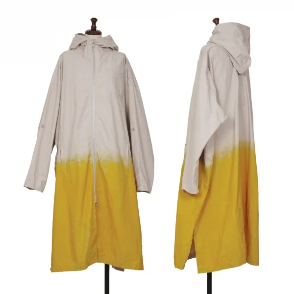 Y's Pigment Spray Hoodie Spring Coat Yellow,Beige 1 K-128067_001