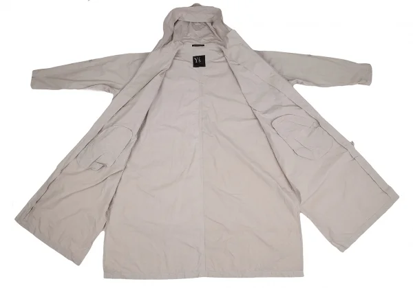 Y's Pigment Spray Hoodie Spring Coat K-128067_016