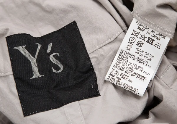 Y's Pigment Spray Hoodie Spring Coat K-128067_019