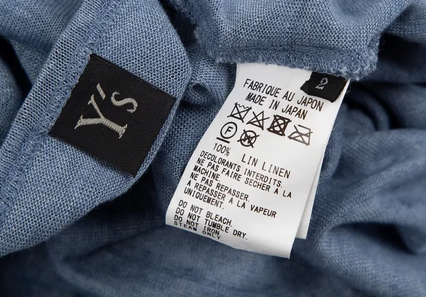 Y's Dolman Sleeves Linen T Shirt  K-128087_014