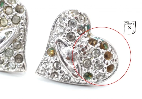 ヴィヴィアンウエストウッドVivienne Westwood ハートスタッズピアス シルバー K-128111_003