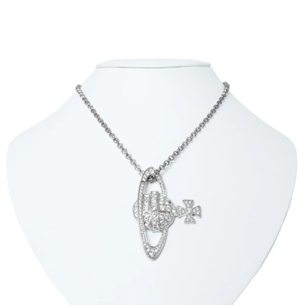 ヴィヴィアンウエストウッドVivienne Westwood バスレリーフネックレス シルバー K-128114_001