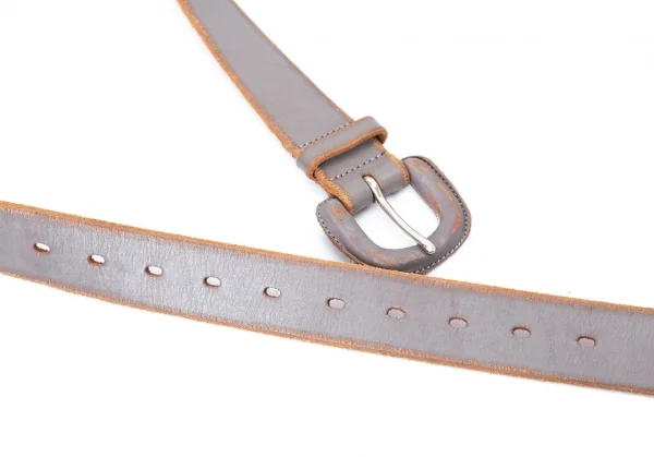 ワイズY's カウレザーリングベルト グレー K-128140_003