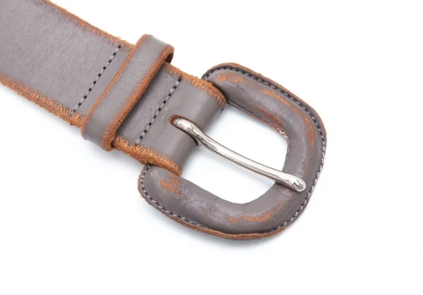 ワイズY's カウレザーリングベルト グレー K-128140_004