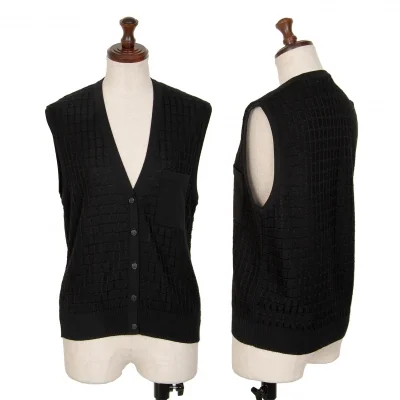 Christian Dior Grid Knit Vest