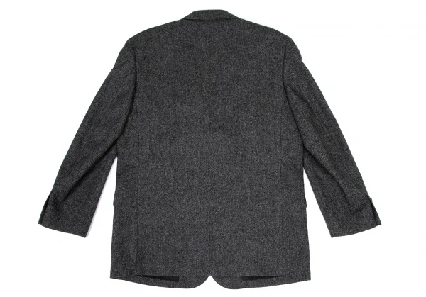 パパスPapas OONファブリックカシミヤ混ウールセットアップスーツ グレーM K-128146_010