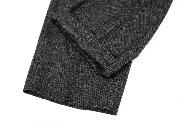 パパスPapas OONファブリックカシミヤ混ウールセットアップスーツ グレーM K-128146_016