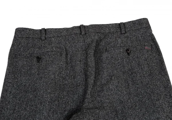 パパスPapas OONファブリックカシミヤ混ウールセットアップスーツ グレーM K-128146_018