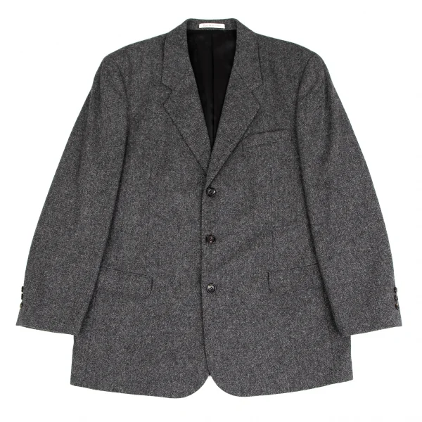 パパスPapas OONファブリックカシミヤ混ウールセットアップスーツ グレーM K-128146_002
