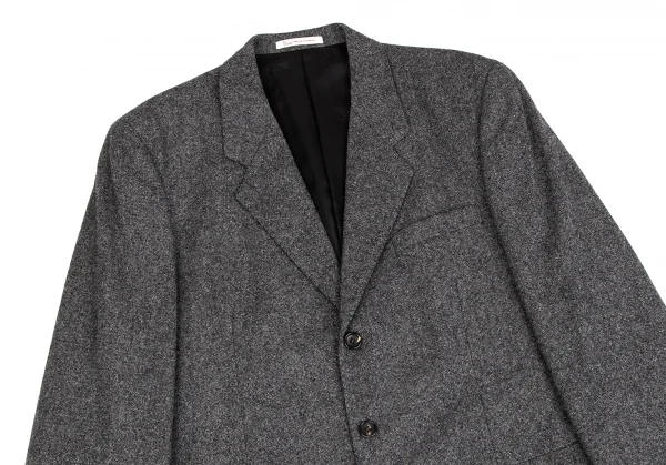 パパスPapas OONファブリックカシミヤ混ウールセットアップスーツ グレーM K-128146_003