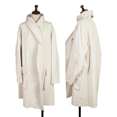 ISSEY MIYAKE Poly Cotton Pocket Design Coat