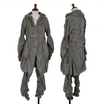 ISSEY MIYAKE Poly Gather Long Jacket & Pants