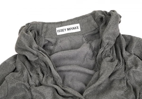 ISSEY MIYAKE Poly Gather Long Jacket & Pants K-128153_004