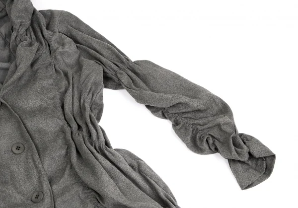 ISSEY MIYAKE Poly Gather Long Jacket & Pants K-128153_006