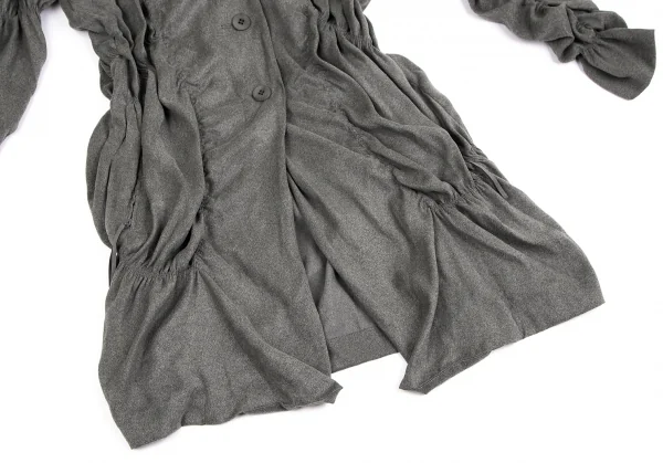 ISSEY MIYAKE Poly Gather Long Jacket & Pants K-128153_009