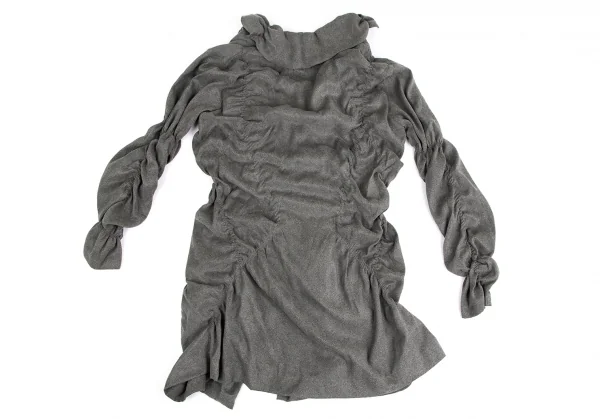 ISSEY MIYAKE Poly Gather Long Jacket & Pants K-128153_011