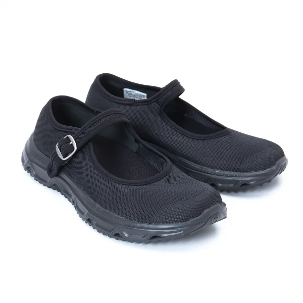 コムデギャルソン×サロモンCOMME des GARCONS×SALOMON RX MOC メッシュメリージェーンシューズ 黒24 K-128186_001