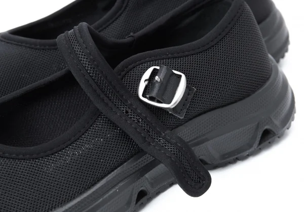 コムデギャルソン×サロモンCOMME des GARCONS×SALOMON RX MOC メッシュメリージェーンシューズ 黒24 K-128186_013