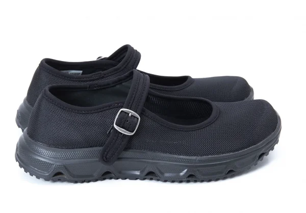コムデギャルソン×サロモンCOMME des GARCONS×SALOMON RX MOC メッシュメリージェーンシューズ 黒24 K-128186_006