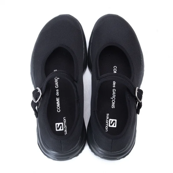 コムデギャルソン×サロモンCOMME des GARCONS×SALOMON RX MOC メッシュメリージェーンシューズ 黒24 K-128186_007
