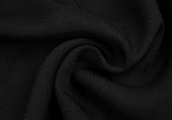 ランバンLANVIN トリアセテートポリメッシュフリルセットアップスーツ 黒36 K-128194_017