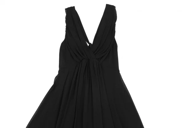 VIVIENNE TAM Gather Design Mesh Layered Sleeveless Dress K-128202_003