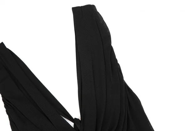 VIVIENNE TAM Gather Design Mesh Layered Sleeveless Dress K-128202_005