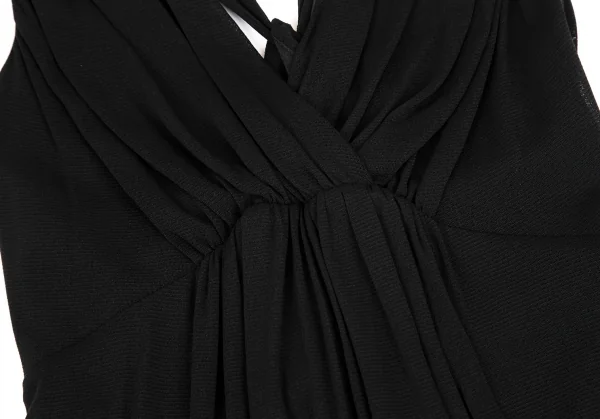 VIVIENNE TAM Gather Design Mesh Layered Sleeveless Dress K-128202_006