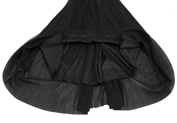 VIVIENNE TAM Gather Design Mesh Layered Sleeveless Dress K-128202_009