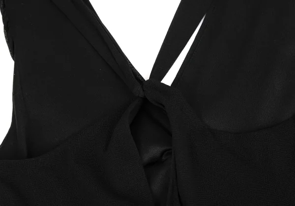 VIVIENNE TAM Gather Design Mesh Layered Sleeveless Dress K-128202_012