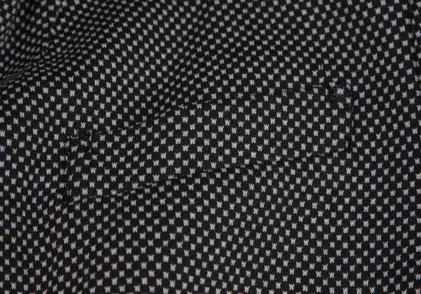 ポールスミス ブラックPaul Smith BLACK ポリレーヨン裏染めドットプリント総柄ジャケット 黒グレー38 K-128205_005