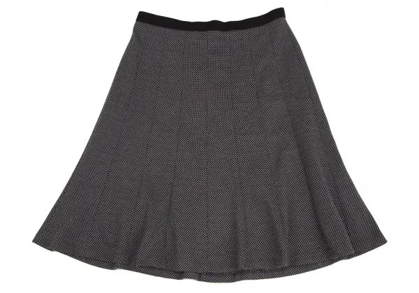 ポールスミス ブラックPaul Smith BLACK ポリレーヨン裏染めドットプリント総柄セットアップスーツ 黒グレー38 K-128207_010
